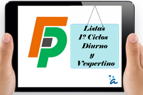 LISTADO DE ADMITIDOS POR TURNOS EN CICLOS DE DIURNO Y VESPERTINO.